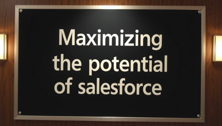 maximizing the potential of salesforce nothing2hide